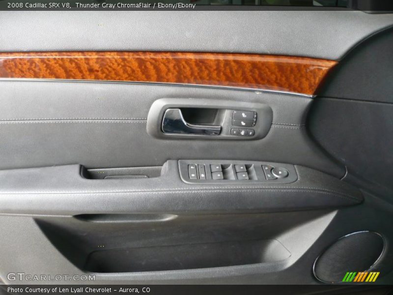 Thunder Gray ChromaFlair / Ebony/Ebony 2008 Cadillac SRX V8