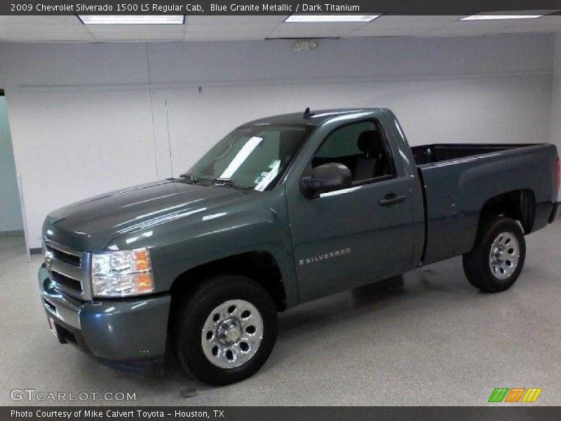 Blue Granite Metallic / Dark Titanium 2009 Chevrolet Silverado 1500 LS Regular Cab