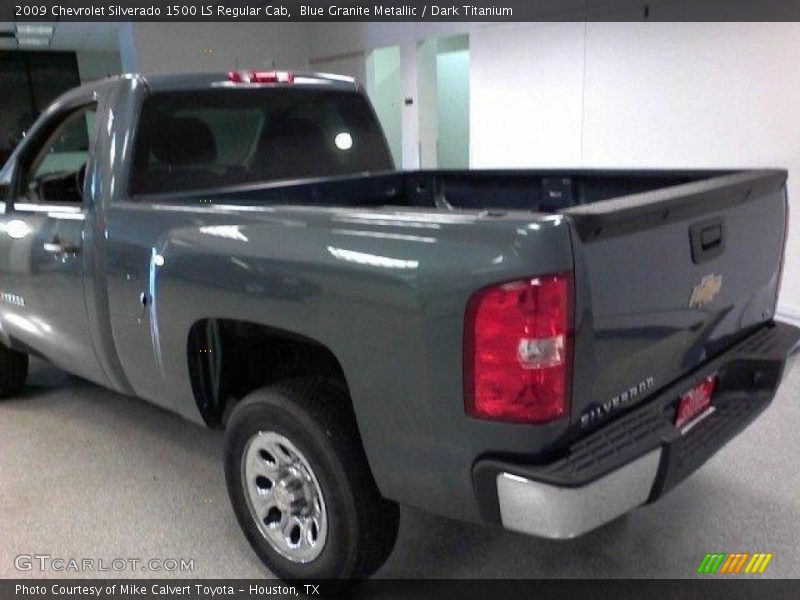 Blue Granite Metallic / Dark Titanium 2009 Chevrolet Silverado 1500 LS Regular Cab