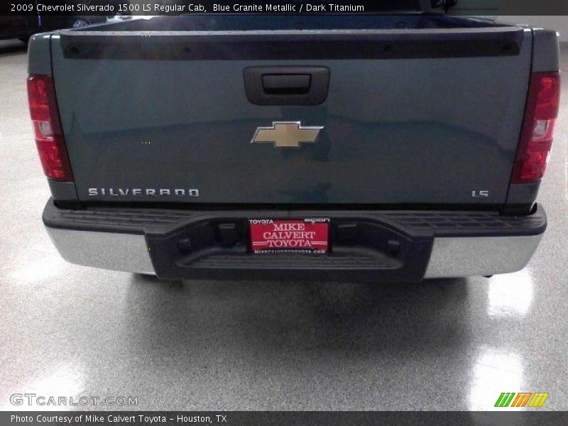 Blue Granite Metallic / Dark Titanium 2009 Chevrolet Silverado 1500 LS Regular Cab