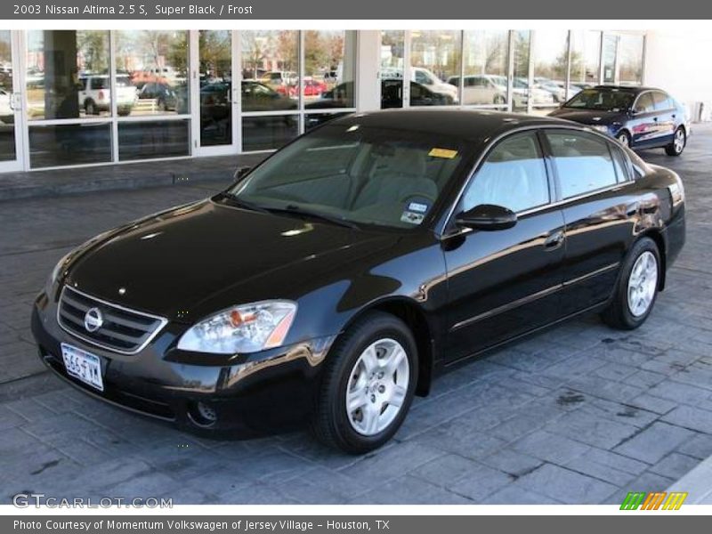 Super Black / Frost 2003 Nissan Altima 2.5 S
