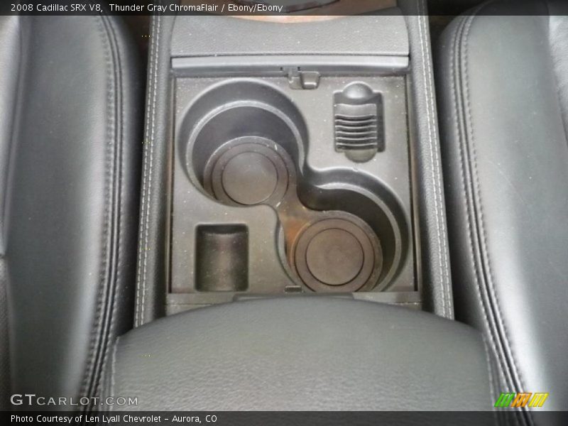 Thunder Gray ChromaFlair / Ebony/Ebony 2008 Cadillac SRX V8