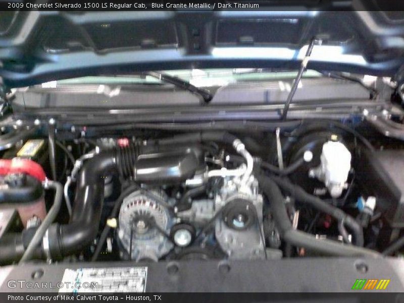 Blue Granite Metallic / Dark Titanium 2009 Chevrolet Silverado 1500 LS Regular Cab