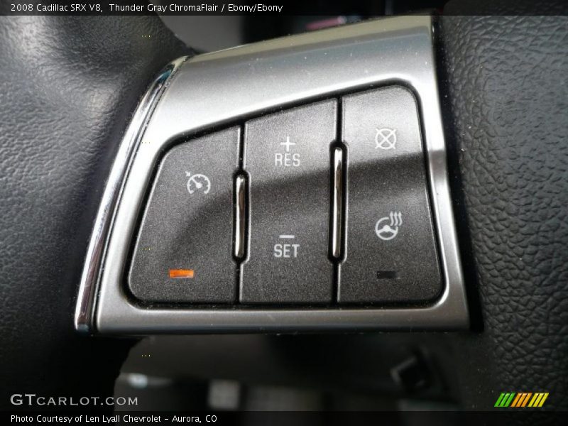 Thunder Gray ChromaFlair / Ebony/Ebony 2008 Cadillac SRX V8