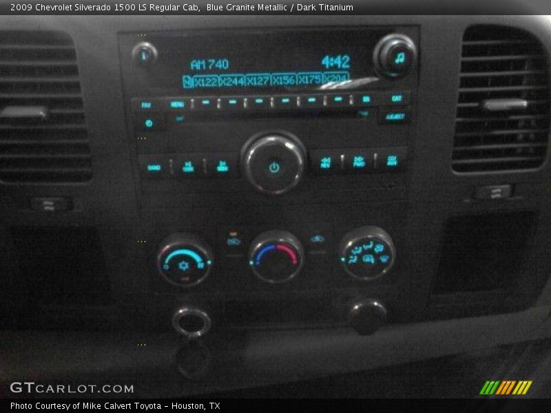 Blue Granite Metallic / Dark Titanium 2009 Chevrolet Silverado 1500 LS Regular Cab
