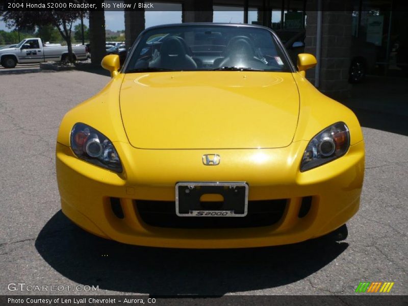 Rio Yellow / Black 2004 Honda S2000 Roadster