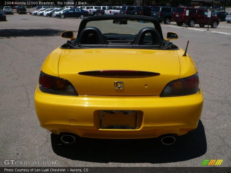 Rio Yellow / Black 2004 Honda S2000 Roadster