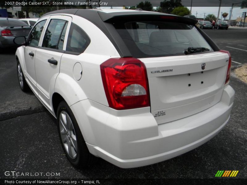 Stone White / Pastel Slate Gray 2007 Dodge Caliber SXT