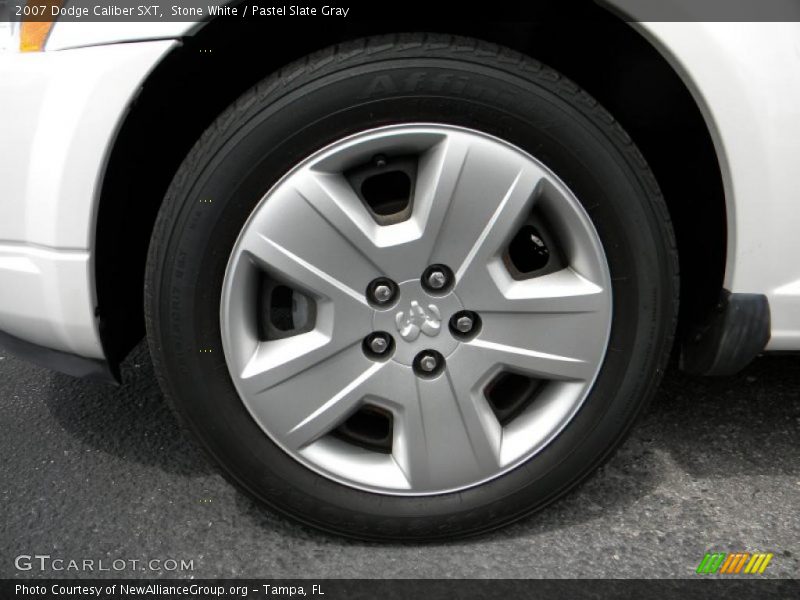 Stone White / Pastel Slate Gray 2007 Dodge Caliber SXT