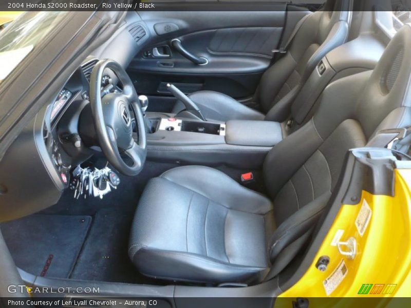 Rio Yellow / Black 2004 Honda S2000 Roadster