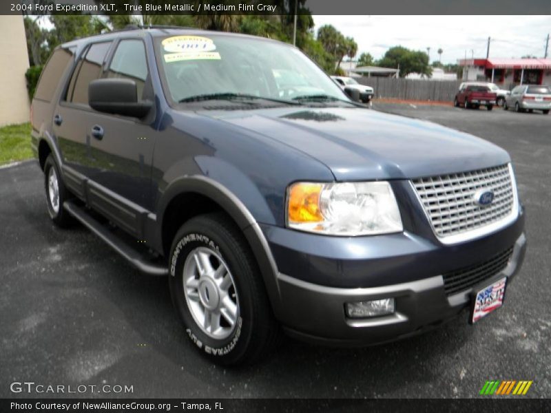True Blue Metallic / Medium Flint Gray 2004 Ford Expedition XLT