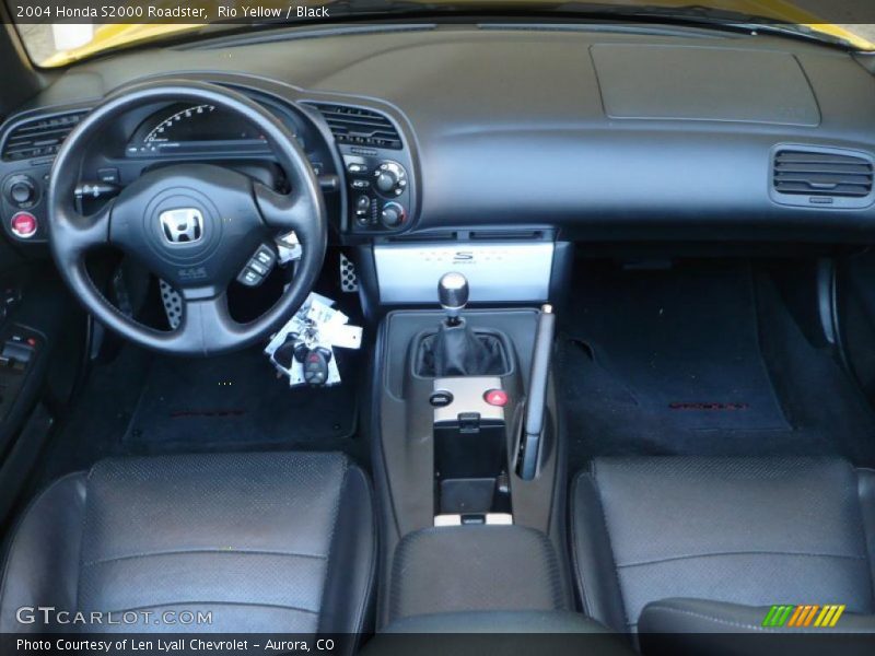 Rio Yellow / Black 2004 Honda S2000 Roadster