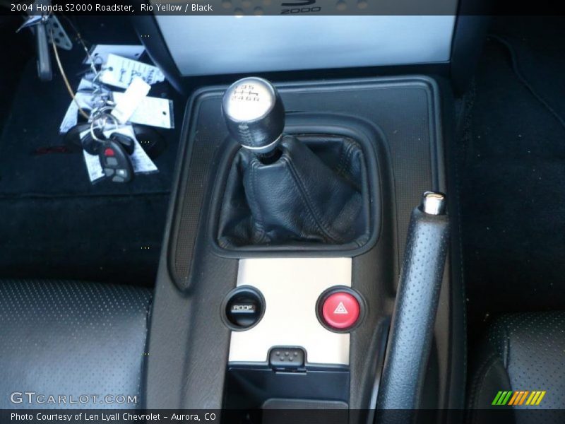 Rio Yellow / Black 2004 Honda S2000 Roadster