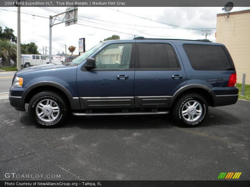 True Blue Metallic / Medium Flint Gray 2004 Ford Expedition XLT