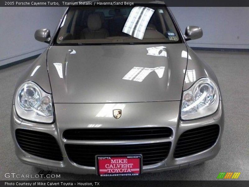 Titanium Metallic / Havanna/Sand Beige 2005 Porsche Cayenne Turbo