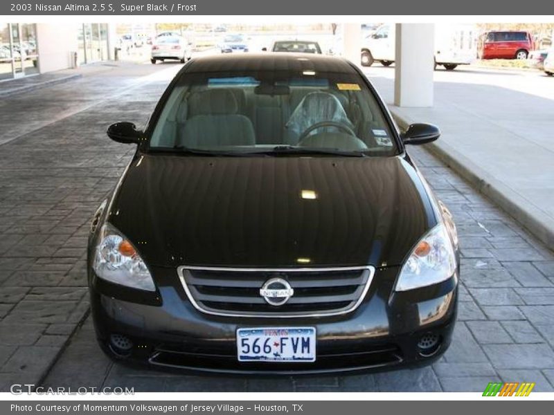 Super Black / Frost 2003 Nissan Altima 2.5 S