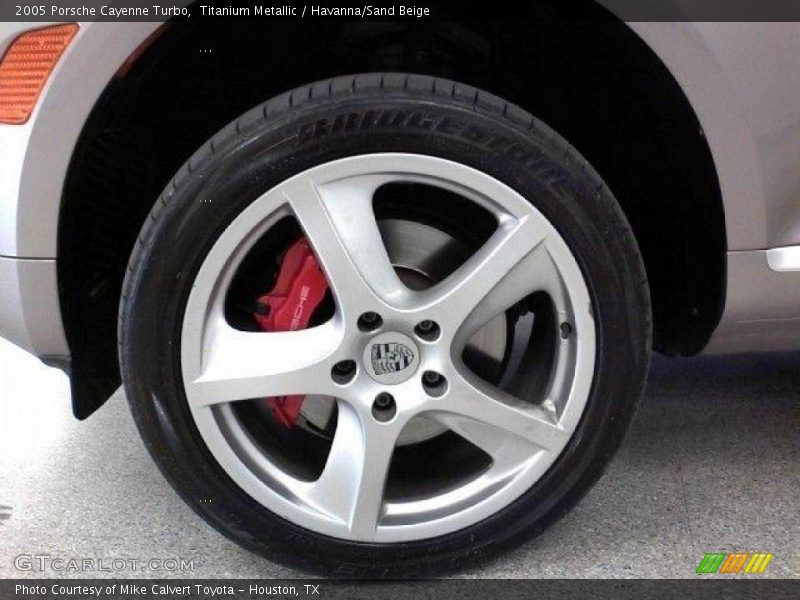 Titanium Metallic / Havanna/Sand Beige 2005 Porsche Cayenne Turbo