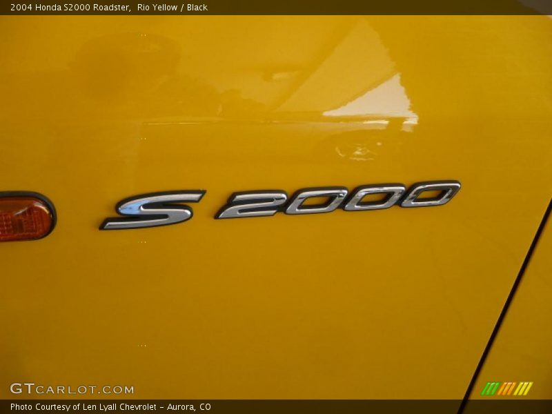Rio Yellow / Black 2004 Honda S2000 Roadster