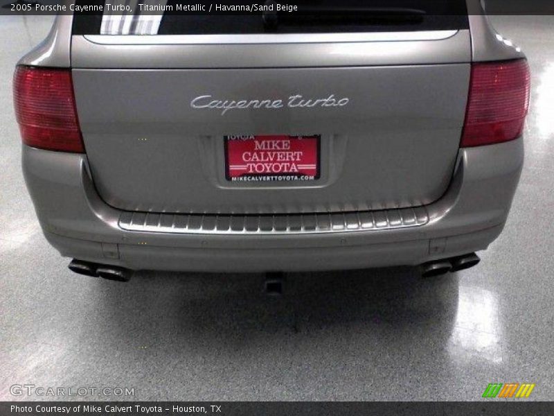 Titanium Metallic / Havanna/Sand Beige 2005 Porsche Cayenne Turbo