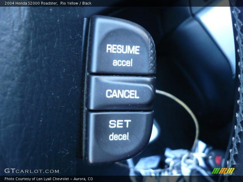 Rio Yellow / Black 2004 Honda S2000 Roadster