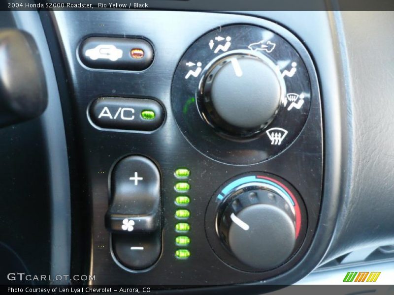 Rio Yellow / Black 2004 Honda S2000 Roadster