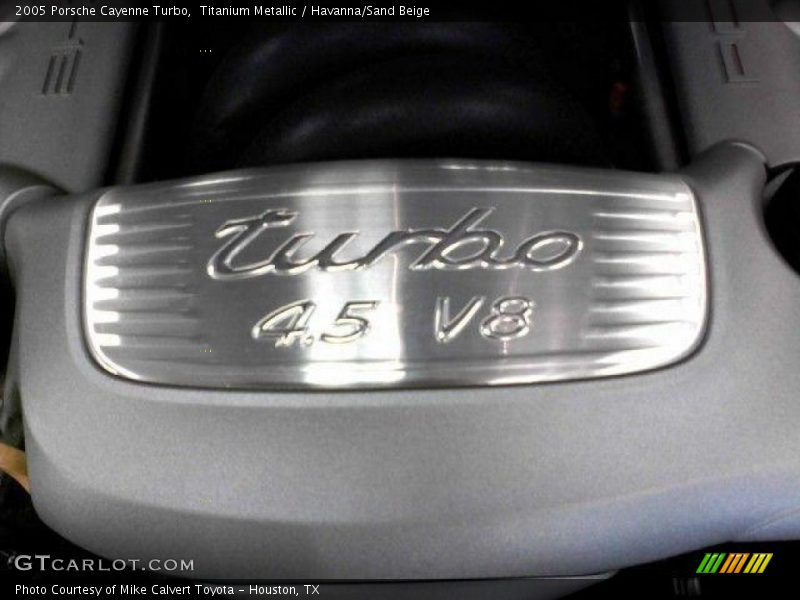 Titanium Metallic / Havanna/Sand Beige 2005 Porsche Cayenne Turbo