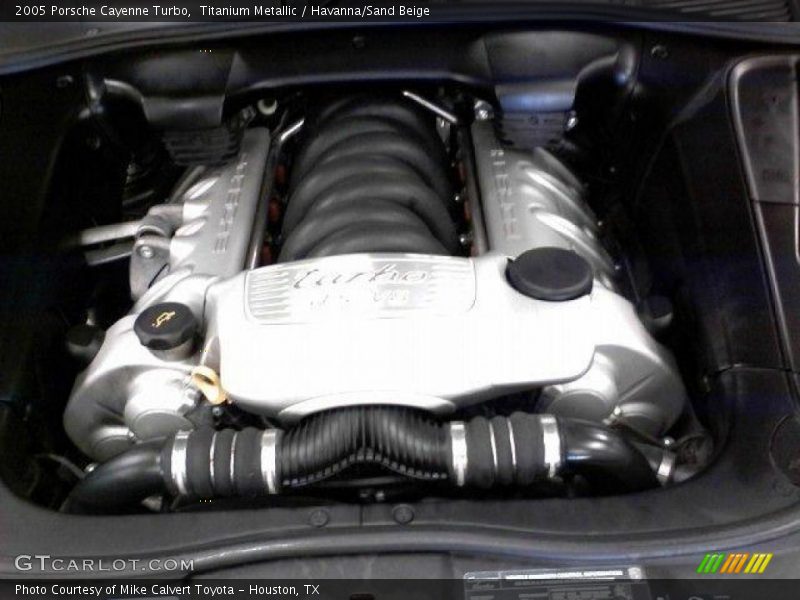Titanium Metallic / Havanna/Sand Beige 2005 Porsche Cayenne Turbo