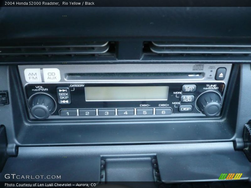 Rio Yellow / Black 2004 Honda S2000 Roadster