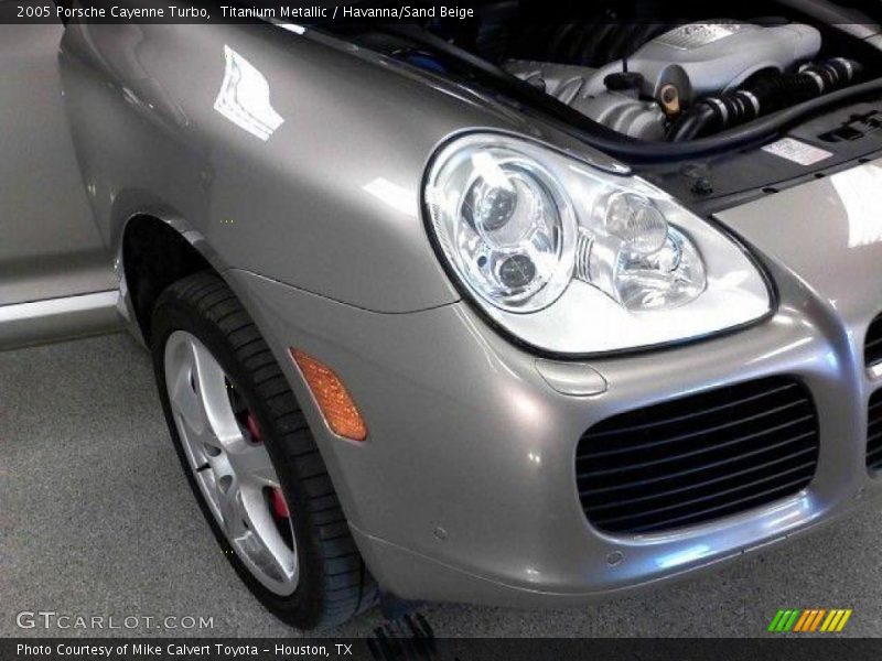 Titanium Metallic / Havanna/Sand Beige 2005 Porsche Cayenne Turbo