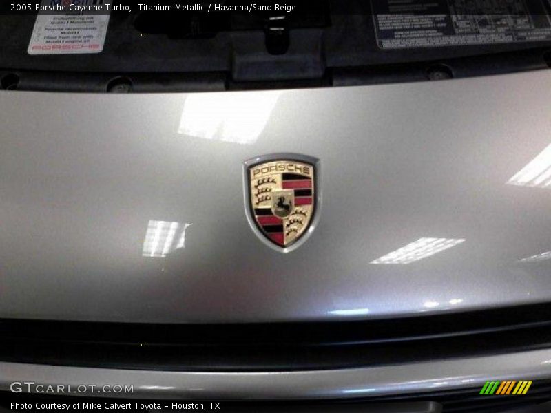 Titanium Metallic / Havanna/Sand Beige 2005 Porsche Cayenne Turbo