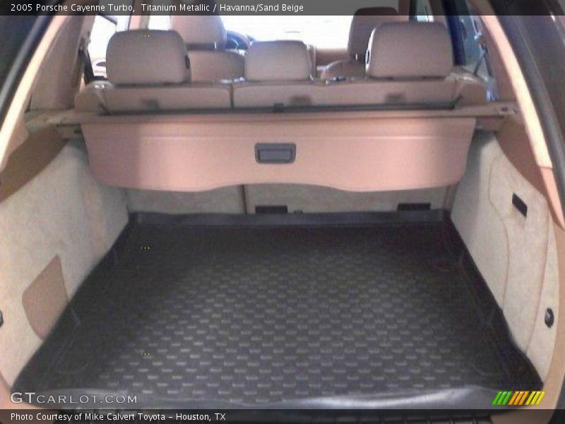 Titanium Metallic / Havanna/Sand Beige 2005 Porsche Cayenne Turbo