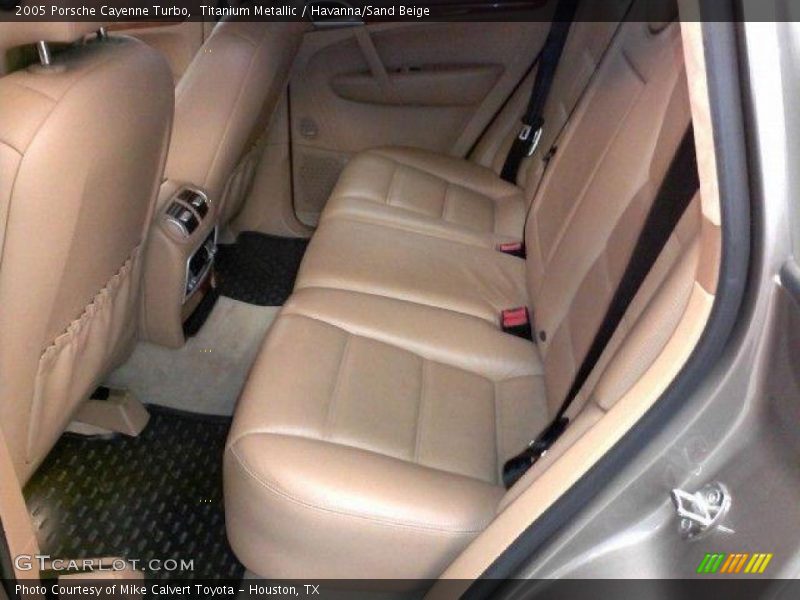 Titanium Metallic / Havanna/Sand Beige 2005 Porsche Cayenne Turbo