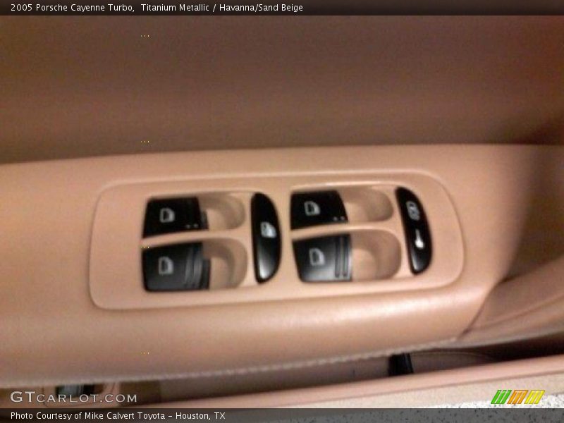 Titanium Metallic / Havanna/Sand Beige 2005 Porsche Cayenne Turbo