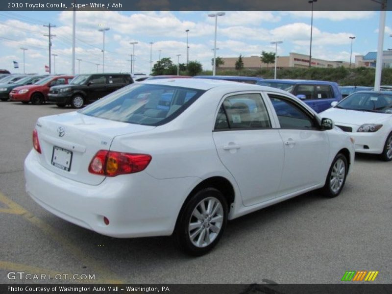 Super White / Ash 2010 Toyota Corolla