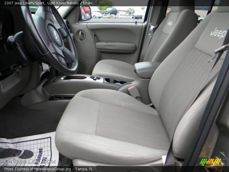 Light Khaki Metallic / Khaki 2007 Jeep Liberty Sport