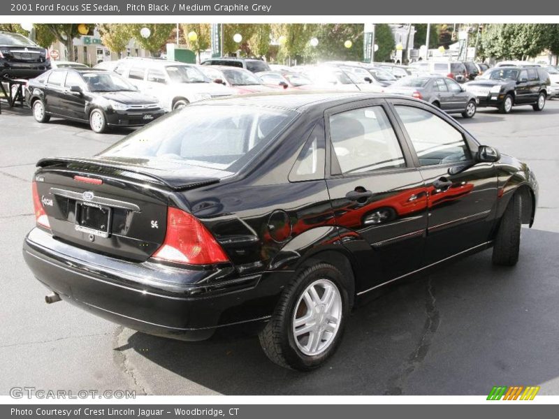 Pitch Black / Medium Graphite Grey 2001 Ford Focus SE Sedan