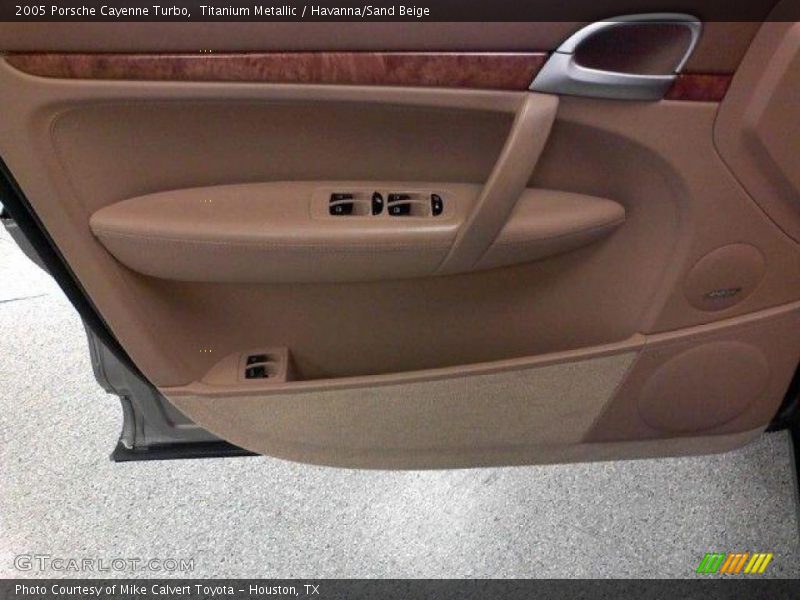 Titanium Metallic / Havanna/Sand Beige 2005 Porsche Cayenne Turbo