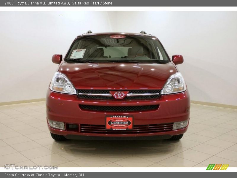 Salsa Red Pearl / Stone 2005 Toyota Sienna XLE Limited AWD