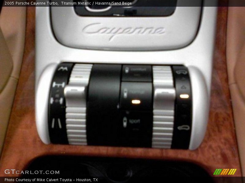Titanium Metallic / Havanna/Sand Beige 2005 Porsche Cayenne Turbo