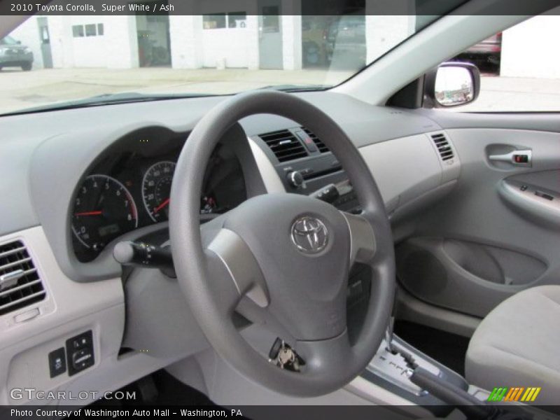 Super White / Ash 2010 Toyota Corolla