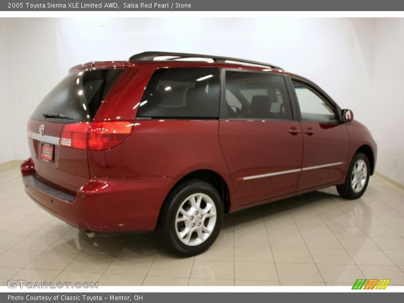 Salsa Red Pearl / Stone 2005 Toyota Sienna XLE Limited AWD