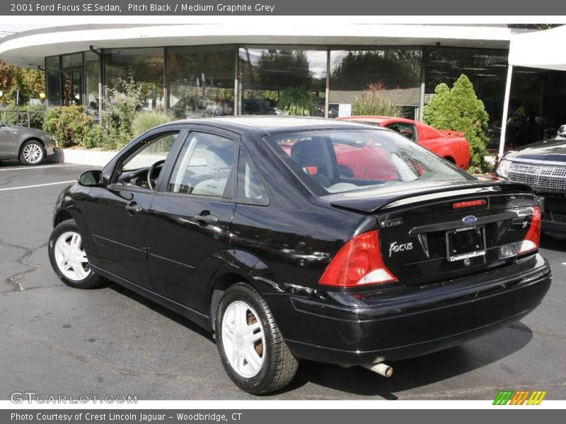 Pitch Black / Medium Graphite Grey 2001 Ford Focus SE Sedan