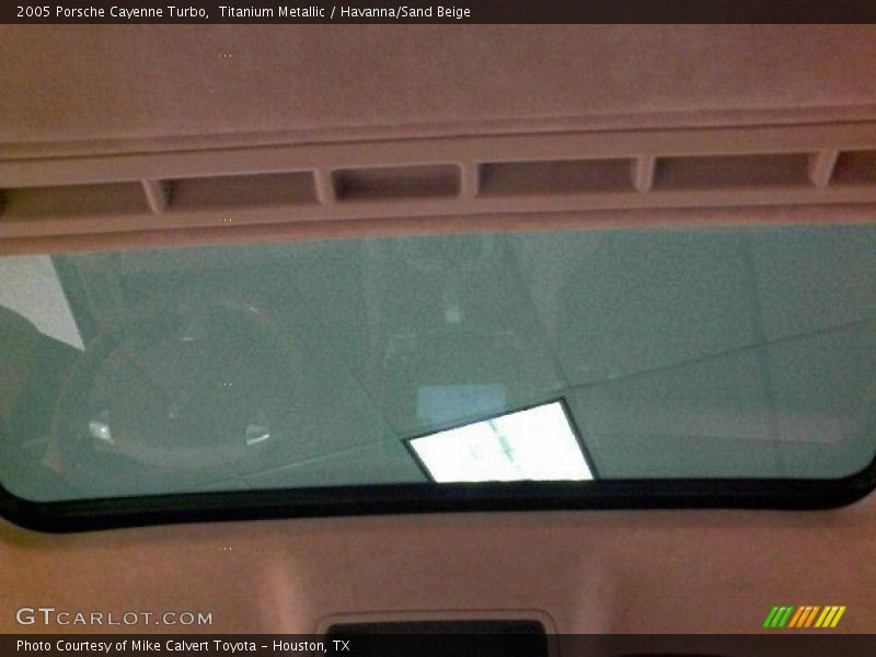 Titanium Metallic / Havanna/Sand Beige 2005 Porsche Cayenne Turbo