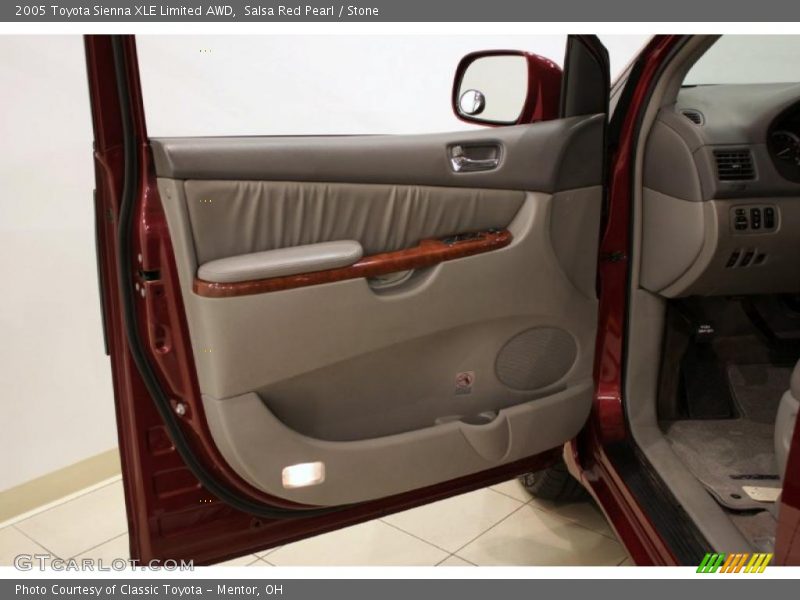 Salsa Red Pearl / Stone 2005 Toyota Sienna XLE Limited AWD