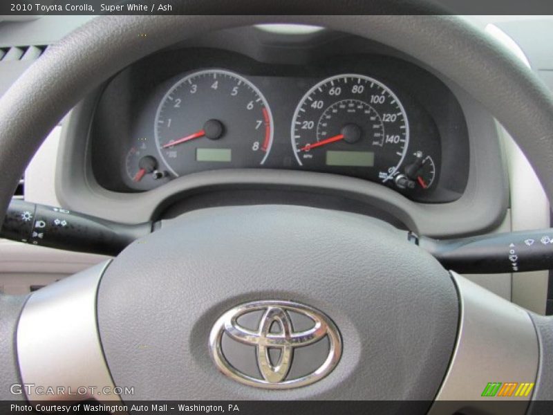 Super White / Ash 2010 Toyota Corolla
