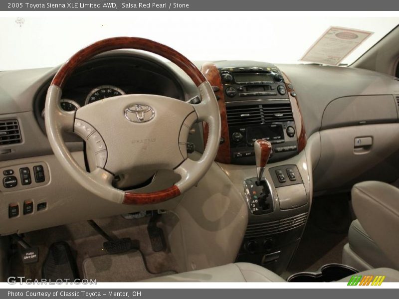 Salsa Red Pearl / Stone 2005 Toyota Sienna XLE Limited AWD