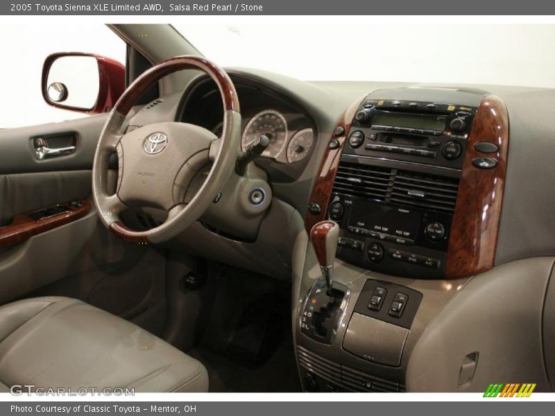 Salsa Red Pearl / Stone 2005 Toyota Sienna XLE Limited AWD