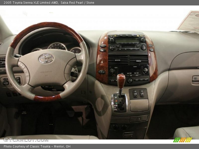 Salsa Red Pearl / Stone 2005 Toyota Sienna XLE Limited AWD