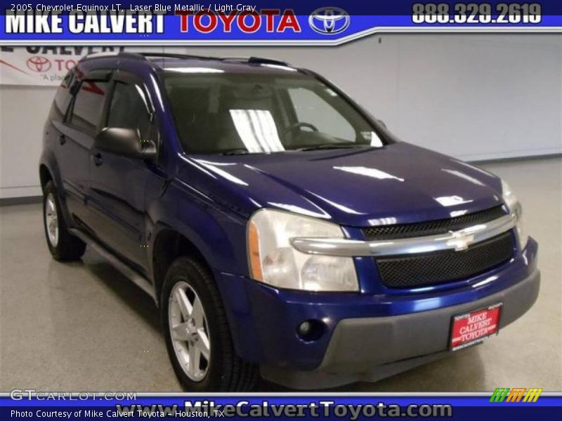 Laser Blue Metallic / Light Gray 2005 Chevrolet Equinox LT