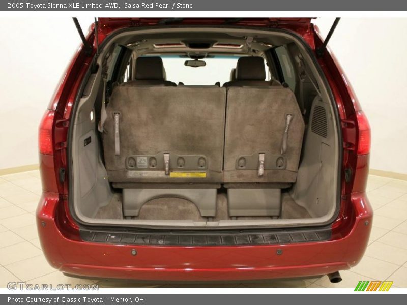 Salsa Red Pearl / Stone 2005 Toyota Sienna XLE Limited AWD